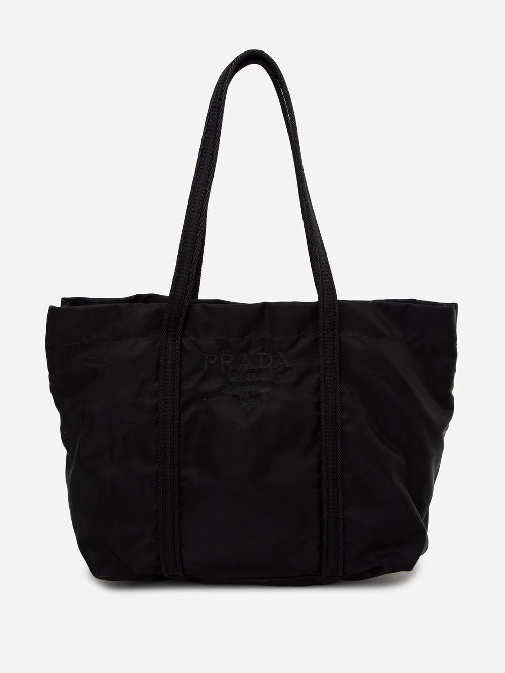 Prada Black Nylon Mini Tote Bag